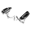 Harley Touring FLHX FLHT Black/Chrome Passenger Floorboard (1993 - 2025)