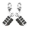 Harley Chrome 1.25" Engine Guard Highway Foot Pegs & Clamps