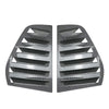 Volkswagen Golf MK5 2 x Rear Side Window Louver Covers (2003-2009)