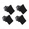 Caravan RV Marine 4 x Square Door Cupboard Latch Knob Push Locks