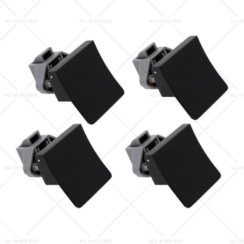 Caravan RV Marine 4 x Square Door Cupboard Latch Knob Push Locks