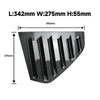 Golf Mk8 Hatchback Rear Window Louvers Shutter Vent Cover (2021-2024)