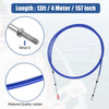 2pcs 13ft Marine Throttle Shift Control Box Cable with Clevis Blue