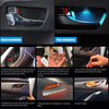 4 x Red Car Door Bowl Handle LED Ambient Lights