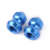 Car Auto Wheel Accessories Blue Tire Valve Stems Dust Covers