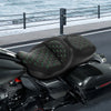 Harley Touring Road Street Glide (2009-2023) Black Green Driver Passenger Seat