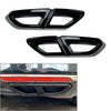 VW Passat Variant Black Rear Exhaust Muffler Tail Pipe Cover Trim (2016-19)