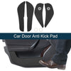 Ford Fiesta (2009-2014) Black Car Door Anti Kick Pad Sticker Protector
