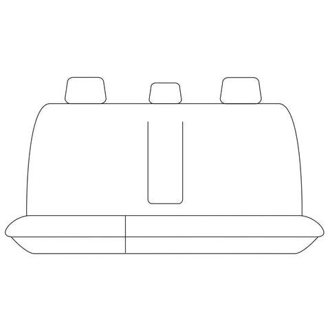 Toyota Hilux GUN126 / 136 Tailor Made Black Neoprene Seat Covers (2015–2020)