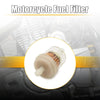 Motorcycle 4 x 7mm Dia Hose Inline Gasoline Fuel Filter Cleaner