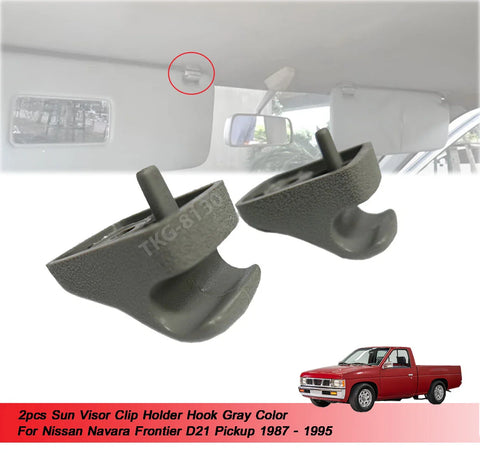 Nissan Navara D21 Sun Visor Clip Hook Gray (1987-1995)