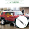 Toyota FJ Front Left & Right Weatherstrip Window Seal (2007-2014)