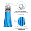Key Chains, Crafts, Jewelry Making 100PCS Leather Tassels