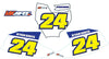 KTM 50 Custom Number Plate Stickers STOKED Style Decals (2016-2022)