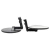 Superbike Handlebar End Mirrors 2 x Black Round Plastic M8 M10