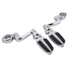 Harley Softail Sportster Chrome 1.25" Highway Bar Footpegs