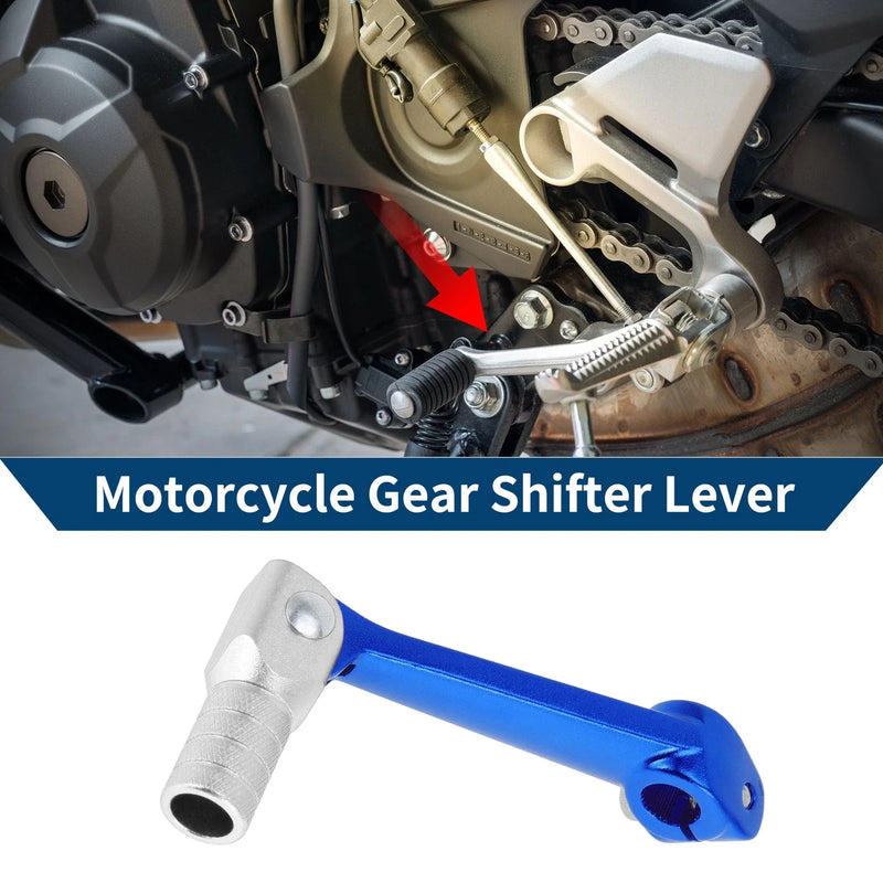 Bosuer M5 Blue Silver Tone Head Folding Shifter Lever
