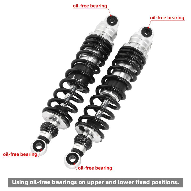 Harley Road Street Glide Remote Reservoir Rear Suspension Shocks (2014-2024)