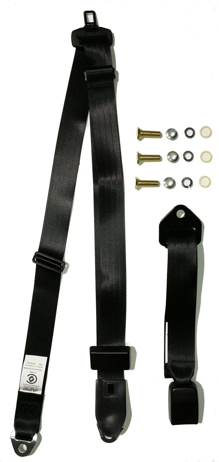 Non-Retractable Lap Sash Seat Belt 2.0M