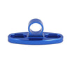Motorcycle 2 x Blue CNC Aluminum Rearview Mirror Fairing Adapters Holder