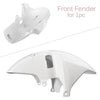 Honda CBR 954RR (2002-2003) - 1PC White Front Fender Mud Guards