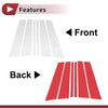Volvo XC90 2002-2015 Silver Tone Left Right Door Pillar Window Trim