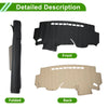 Honda Fit Jazz (2014-2019) - Black Carpet Dashboard Cover Mat
