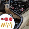 AC and Rear View Mirror Switch Knob Cover / 1 Set / Toyota Camry