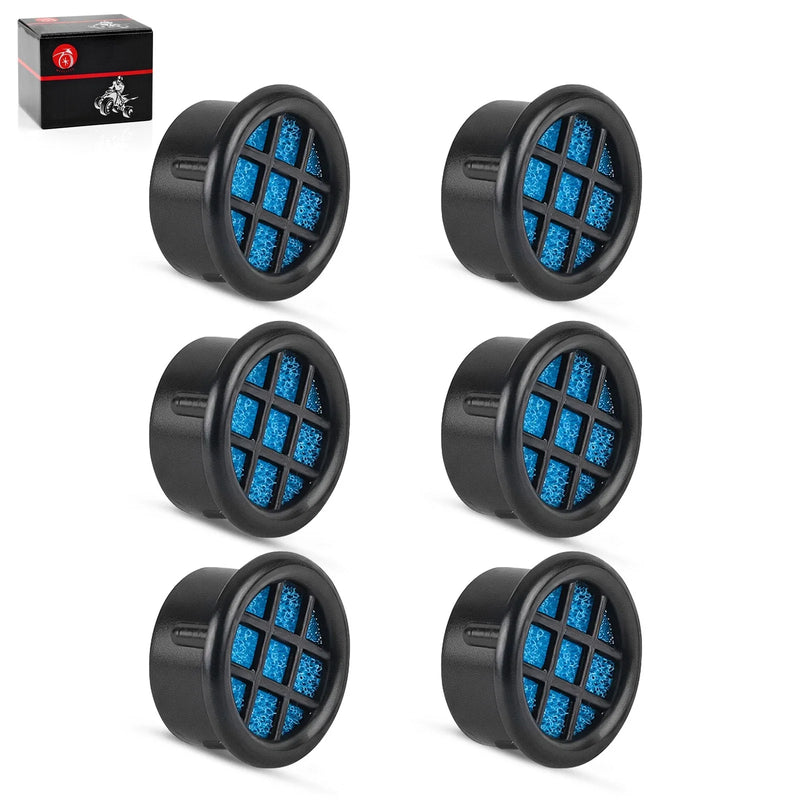 ATV / UTV / Motorcycle Air Filter Cap 6x High Flow 1\ Air Box Filter Vents