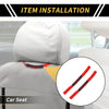Jeep Wrangler (2018-2023) - Red Grab Handle 2 x Headrest Grab Handles
