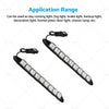 Car Auto Head Lamp 12V 9 LED DRL Fog Lights