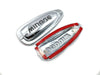 Mitsubishi Mirage Hatchback Chrome Side Lamp Side Vents Covers (12-15)
