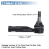 GMC Canyon Chevrolet Colorado Front Outer Tie Rod End Link Kit