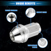 Ford Expedition M14x2.0 Silver Tone 24 x Wheel Lug Nuts (2003-2023)