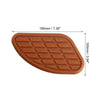 Motorcycle Brown 2 x Fuel Tank Protector Rubber Pad Side Panels Sticker