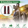 Motorcycle 7/8" 22mm Hand Grips Cover Kit Handlebar Red