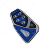 Car Accessories Blue Non-Slip Gas Brake Foot Pedal Pad Covers