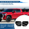 Toyota Tundra Air Condition Outlet Vent Trim Cover Frame Carbon Fiber Black