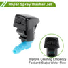 Lincoln Windshield Washer Nozzle & 2 x Hose Connectors (2007-2010)