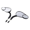 Harley Electra Road Glide Heritage Softail Fatboy Rearview Mirrors Black