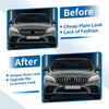 Mercedes-Benz C250 (2012-2015) Black Chrome Front Upper Bumper Grille