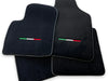 Fiat 500 2008-2019 Black Tailored Carpets 2 x AutoWin Premium Floor Mats