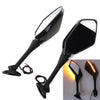 Honda CBR600RR CBR1000RR LED Turn Signal Side Mirrors (2004-2007)