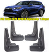 TOYOTA Highlander / Kluger 2 x Mud Flaps Splash Guards (2020–2024)
