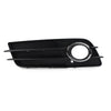 Audi A4 S4 Left Front Fog Light Grille Cover w/Chrome Ring (2008-2012)