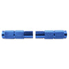 CNC Universal Motorbike Foot Pegs Rear Set Pedals - Blue