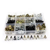 Car Console Instrument Panel Fasteners 240Pc U-Type Metal Clips