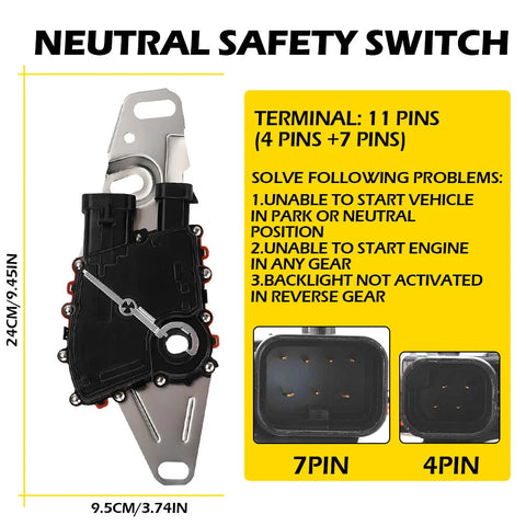 Chevy / GMC GM 4L60E Park Neutral Safety Switch (1999–2003)