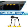 Ford F150 F250 F350 (2015-2023) Amber Black LED Front Grille Lights