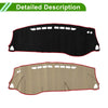 Nissan Kicks 2018-2020 Sun Protector Pad Black Red Dash Cover Mat